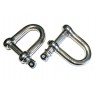 2.5T Stainless Trailer Shackle C/W Captive & Collar Pin