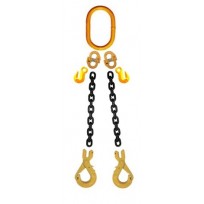 10mm G80 Lifting Chain Set 2L 4.5M c/w Grab & Safety Hks | Clearance & Specials