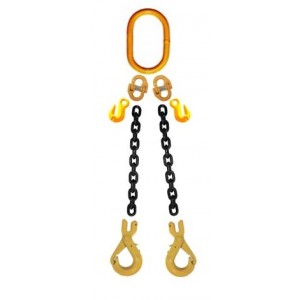 10mm G80 Lifting Chain Set 2L 4.5M c/w Grab & Safety Hks | Clearance & Specials