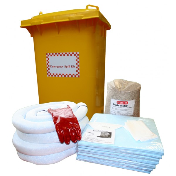 120L Chemical Spill Bin | Spill Kits | HES NZ Ltd